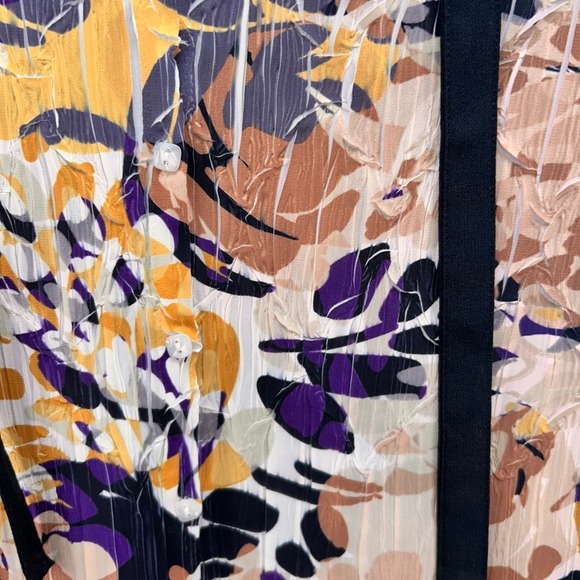 Komarov Button Up Blouse Yellow‎ XL - Picture 5 of 13